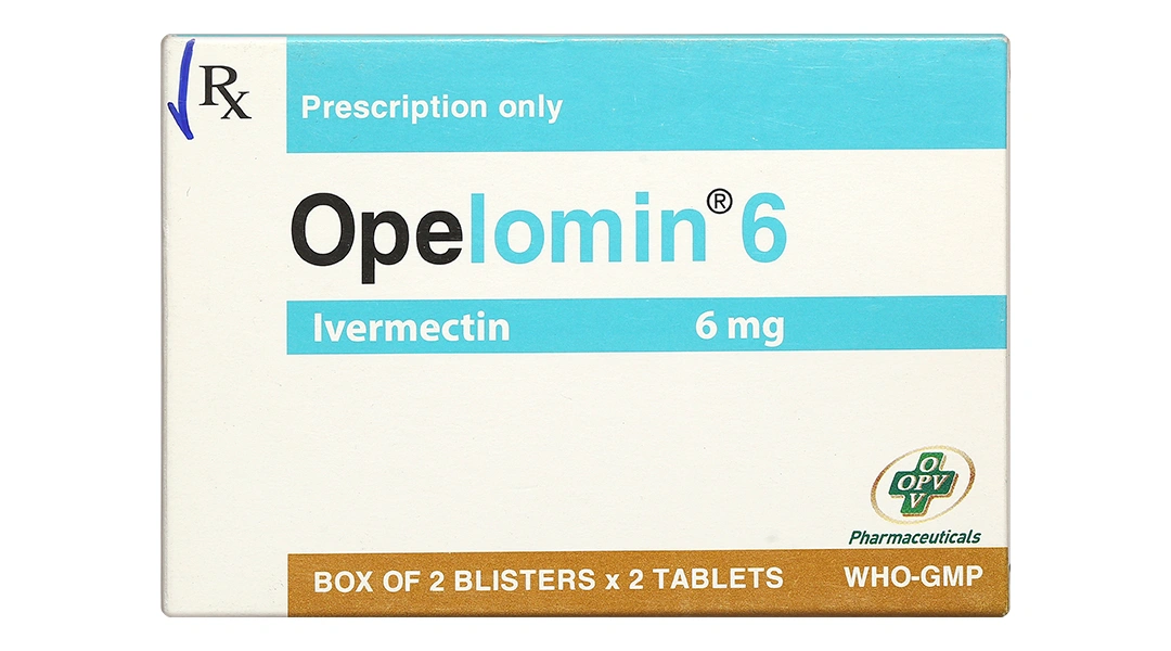 Opelomin 6 trị giun chỉ, giun lươn (2 vỉ x 2 viên) - 1