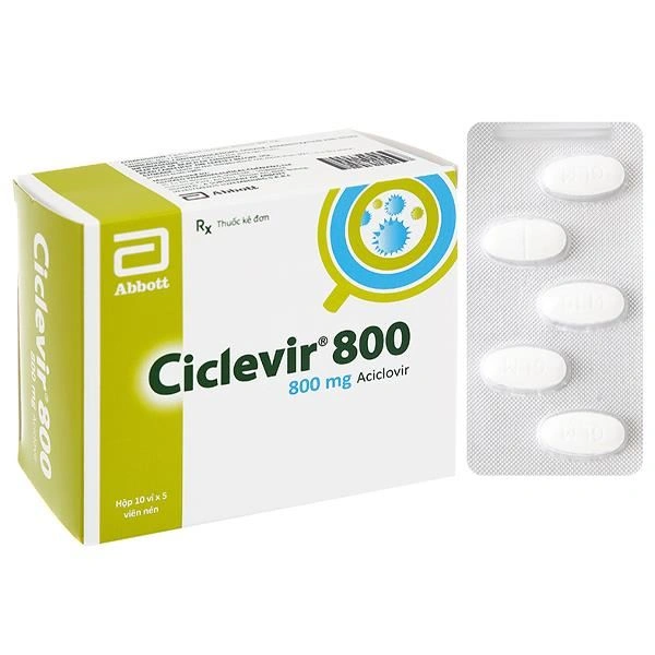 Ciclevir 800 thuốc trị và phòng virus Herpes simplex
