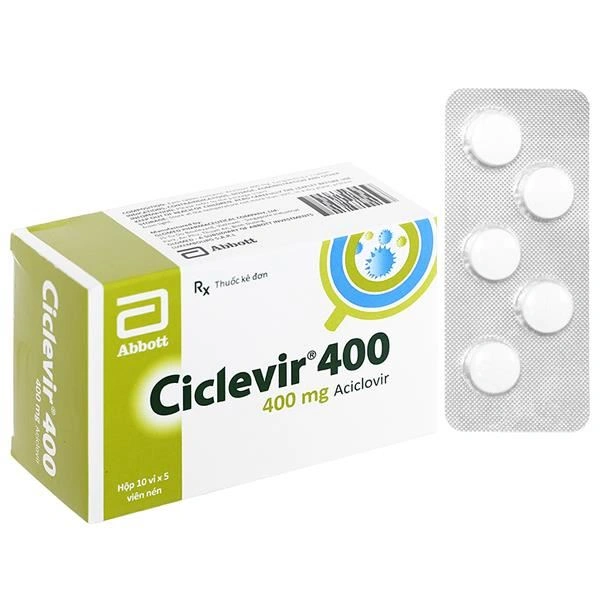 Ciclevir 400 ngừa, trị nhiễm virus
