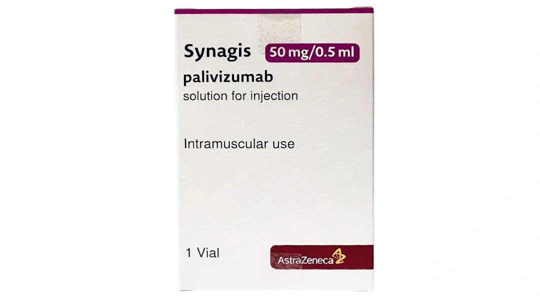 Dung dịch tiêm Synagis 50mg/0.5ml điều trị bệnh đường hô hấp chai 0.5ml - 