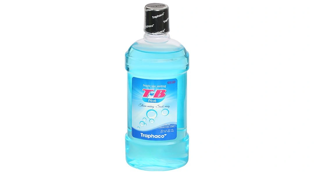 Dung dịch súc miệng TB Fresh hỗ trợ sát trùng răng miệng, điều trị sâu răng chai 500ml - 