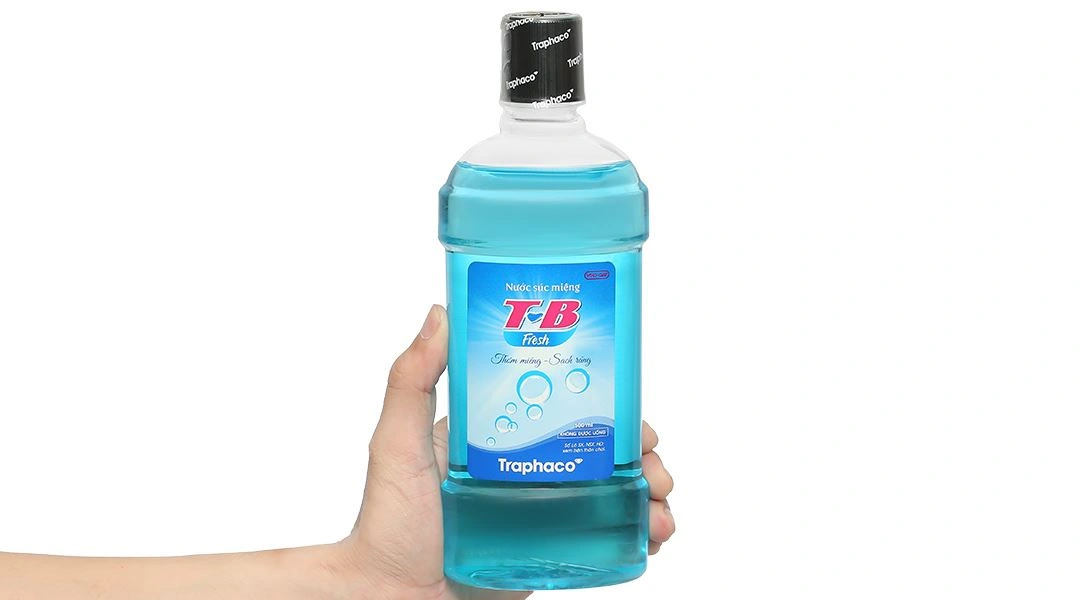Dung dịch súc miệng TB Fresh hỗ trợ sát trùng răng miệng, điều trị sâu răng chai 500ml - 4
