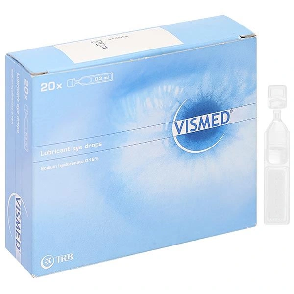 Dung dịch nhỏ mắt Vismed 0.18% bôi trơn mắt, giảm khô mắt