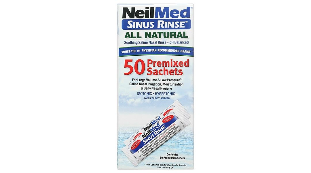Muối vệ sinh mũi Neilmed Sinus Rinse giảm triệu chứng viêm mũi dị ứng hộp 50 gói - 2