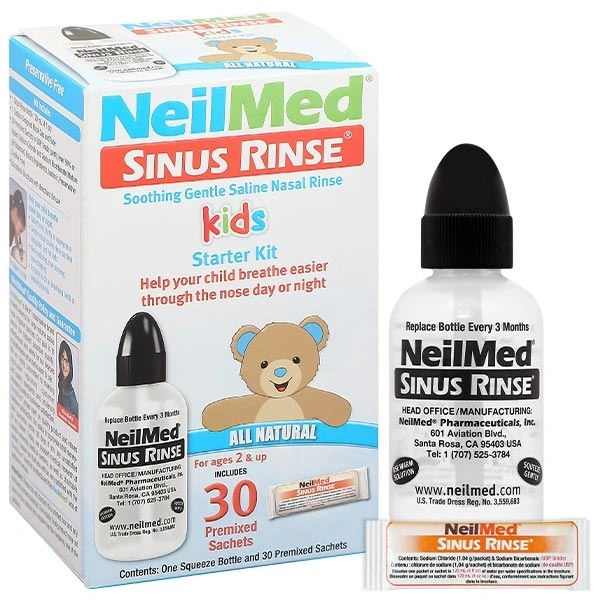 Bộ dụng cụ vệ sinh mũi Neilmed Sinus Rinse cho bé