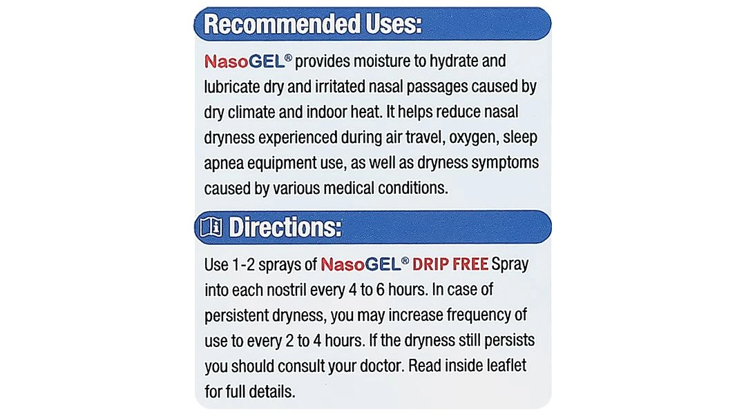 Gel xịt mũi Neilmed Nasogel For Dry Noses giữ ẩm mũi chai 30ml - 1