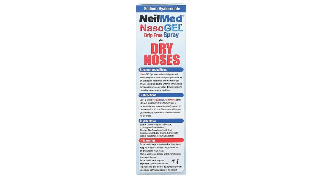 Gel xịt mũi Neilmed Nasogel For Dry Noses giữ ẩm mũi chai 30ml - 5
