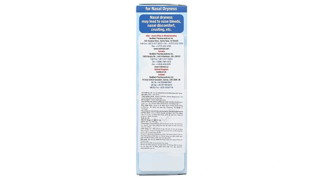 Gel xịt mũi Neilmed Nasogel For Dry Noses giữ ẩm mũi chai 30ml - 6
