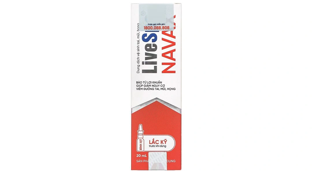 Dung dịch LiveSpo Navax giúp giảm nguy cơ viêm đường tai, mũi, họng chai 20ml - 14