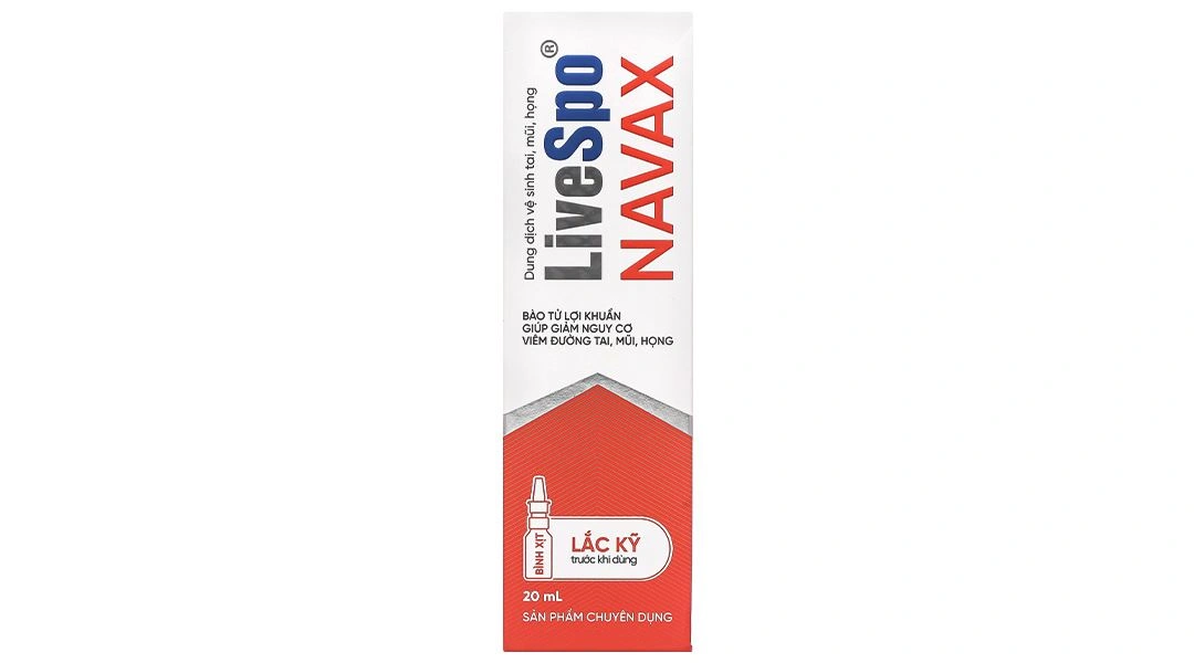 Dung dịch LiveSpo Navax giúp giảm nguy cơ viêm đường tai, mũi, họng chai 20ml - 15