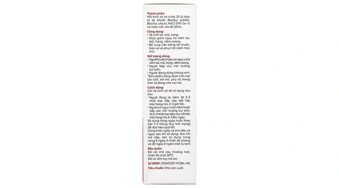 Dung dịch LiveSpo Navax giúp giảm nguy cơ viêm đường tai, mũi, họng chai 20ml - 16