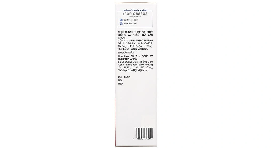 Dung dịch LiveSpo Navax giúp giảm nguy cơ viêm đường tai, mũi, họng chai 20ml - 17