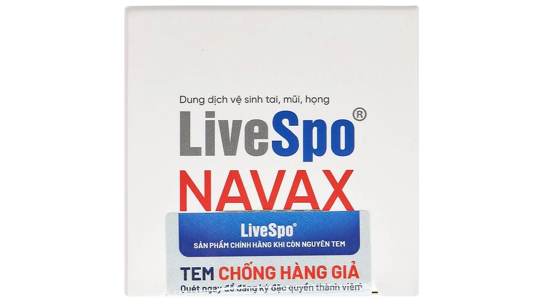 Dung dịch LiveSpo Navax giúp giảm nguy cơ viêm đường tai, mũi, họng chai 20ml - 11