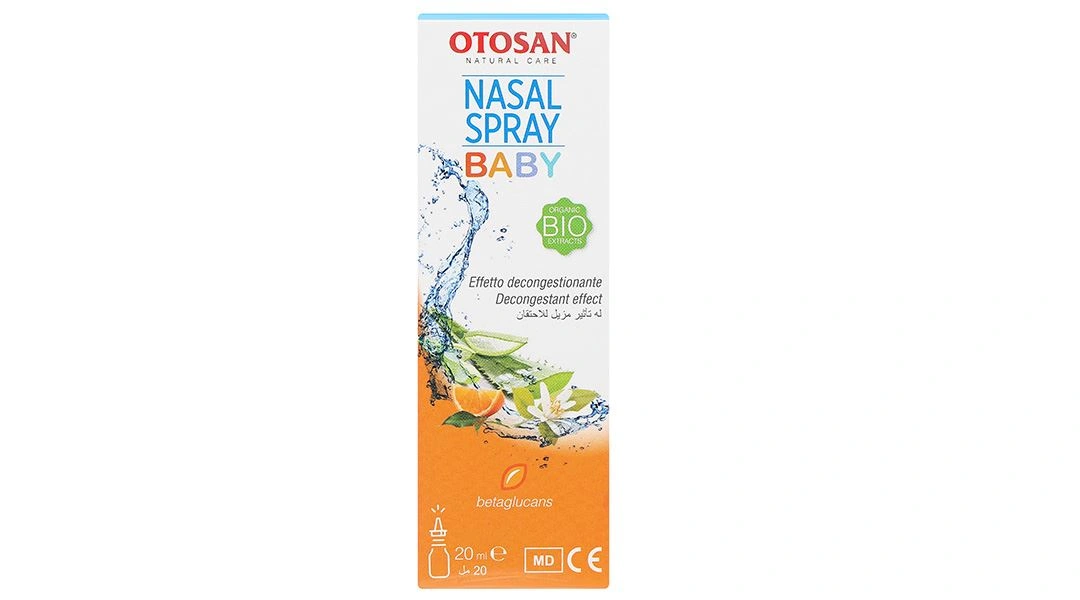 Dung dịch xịt mũi Otosan Nasal Spray Baby giúp giảm nghẹt mũi, sổ mũi, viêm mũi chai 20ml - 1