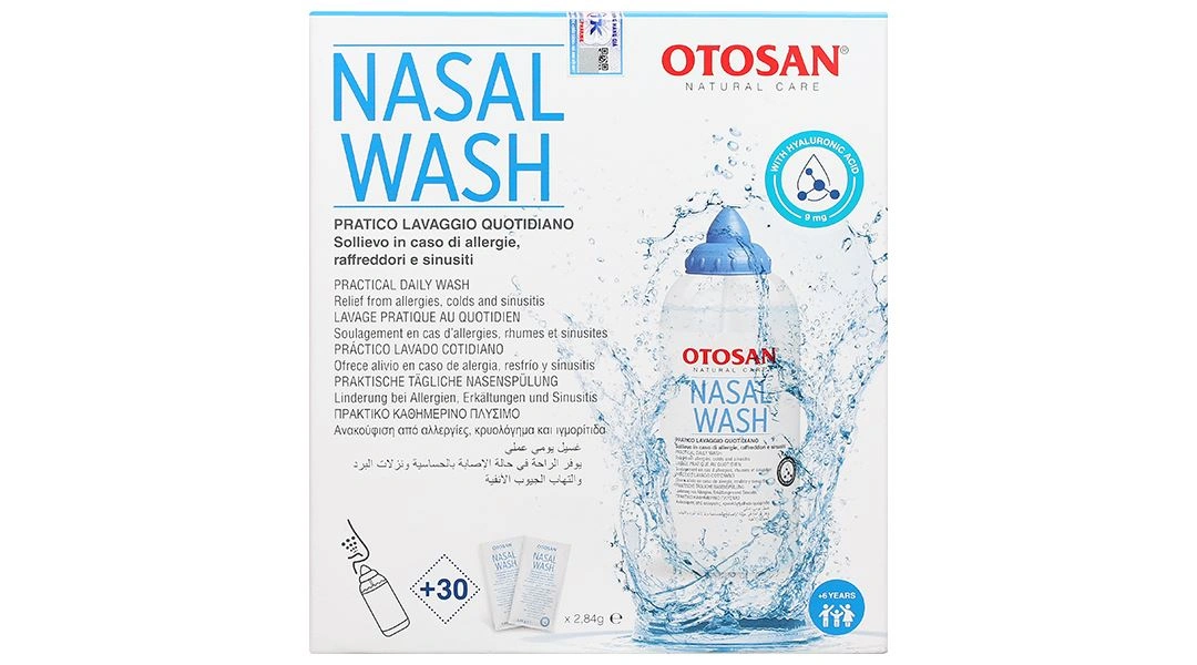 Bộ vệ sinh mũi Otosan Nasal Wash giúp làm sạch niêm mạc (1 bình + 30 gói) - 2