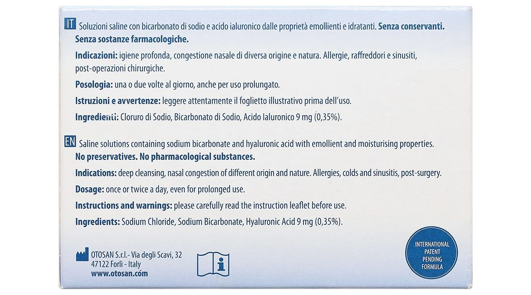 Bột muối vệ sinh mũi Otosan Nasal Wash giúp làm sạch niêm mạc (30 gói x 2.84g) - 2