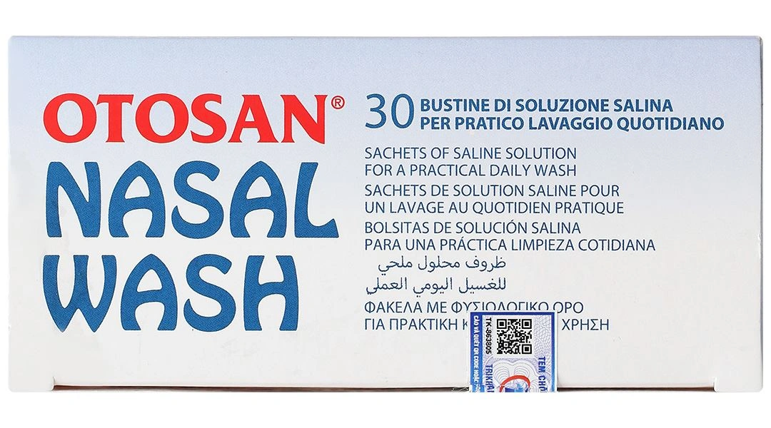 Bột muối vệ sinh mũi Otosan Nasal Wash giúp làm sạch niêm mạc (30 gói x 2.84g) - 5