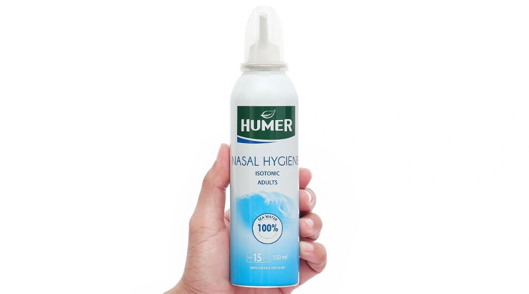 Dung dịch xịt mũi Humer Nasal Hygiene vệ sinh mũi hằng ngày chai 150ml - 3