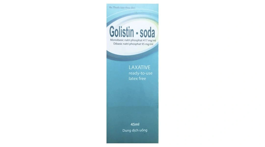 Dung dịch uống Golistin Soda 45ml làm sạch đại tràng trước khi phẫu thuật, chụp X-quang chai 45ml - 