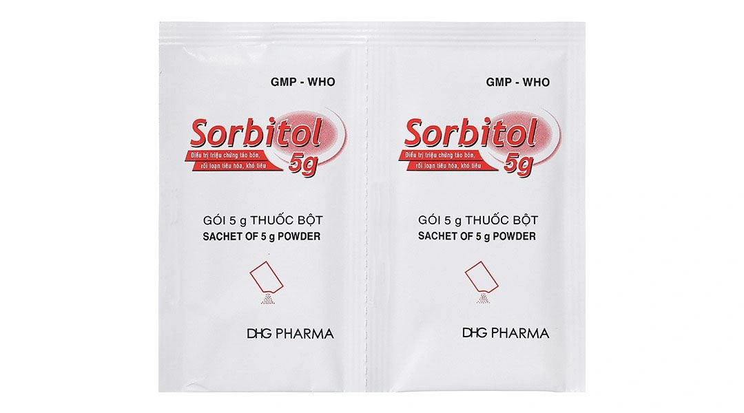 Thuốc bột Sorbitol DHG 5g trị táo bón (20 gói x 5g) - 5