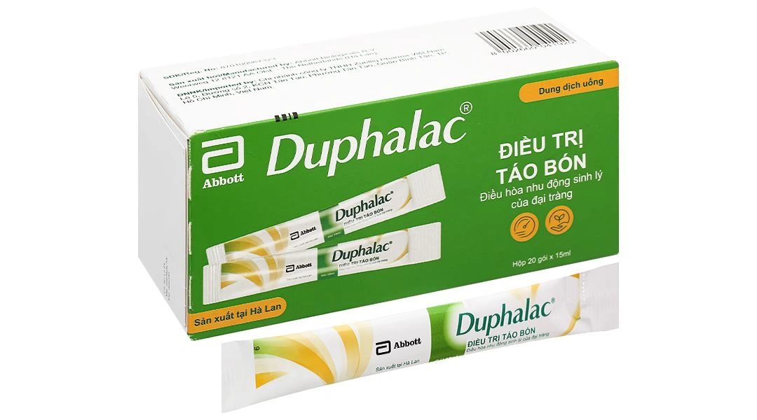 Dung dịch uống Duphalac 667g/l trị táo bón, bệnh lý não do gan (20 gói x 15ml) - 1
