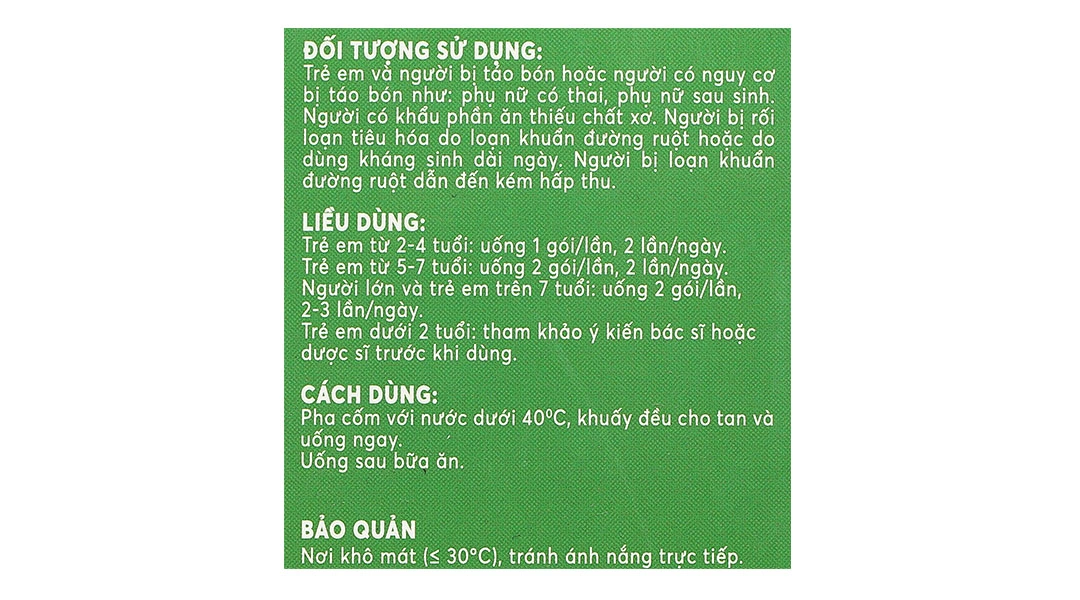 Thực phẩm bảo vệ sức khỏe Bio - acimin® Fiber - 6