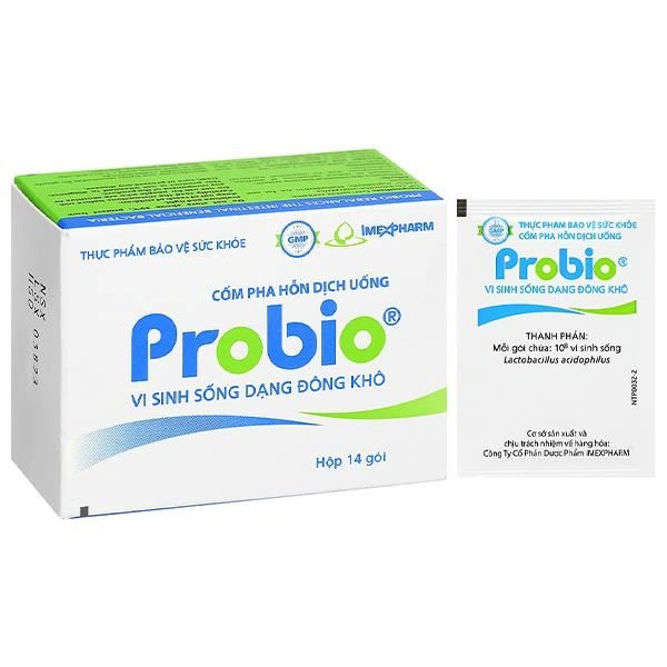 Cốm pha hỗn dịch uống Probio giúp cân bằng hệ vi sinh đường ruột