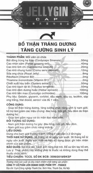 Jellygin Cap hộp 30 viên - 5