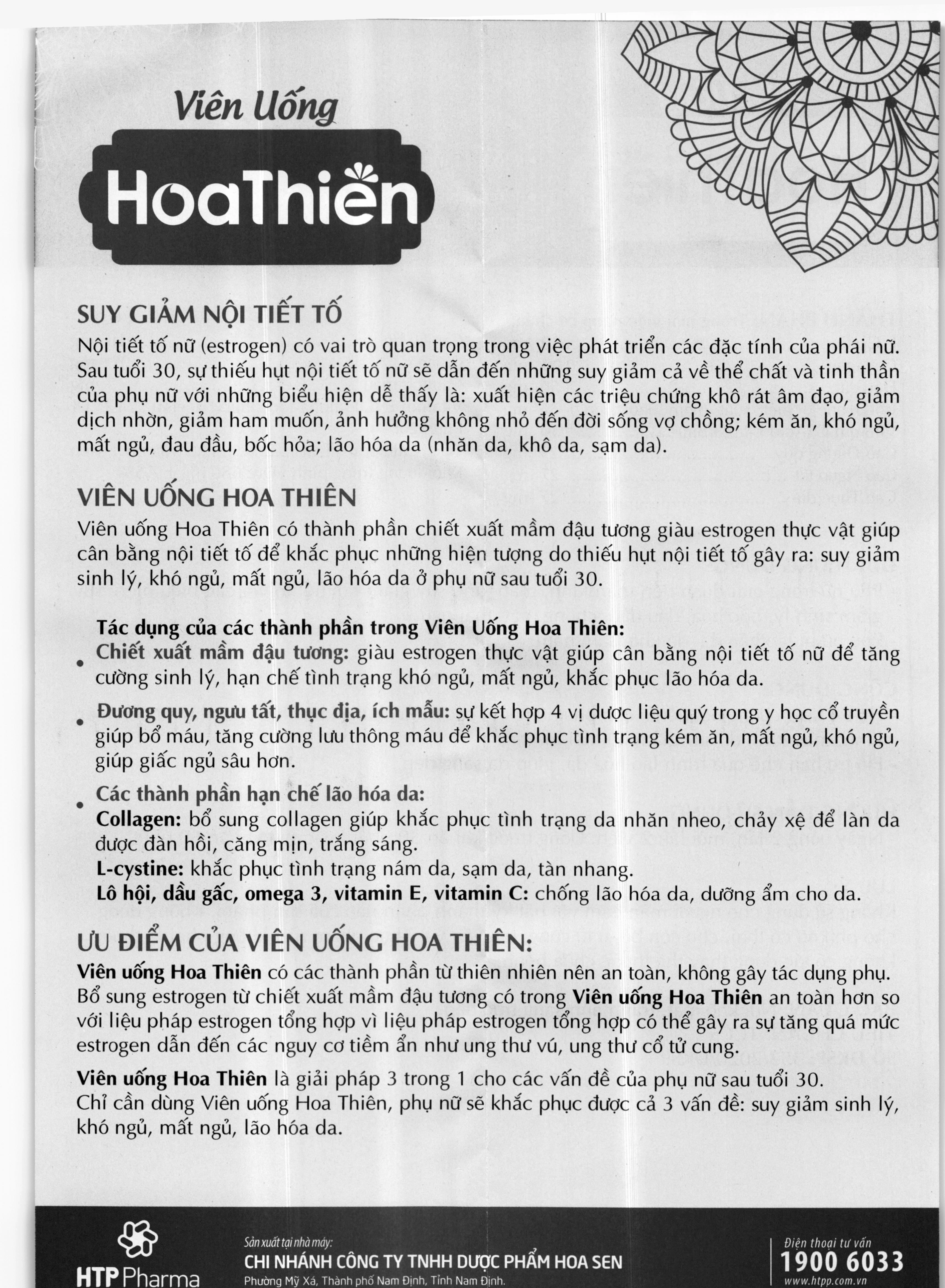 Viên Uống Hoa Thiên lọ 30 viên - 5
