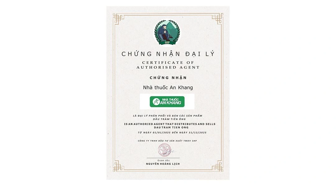 Dầu tràm Tiên Ông làm dịu da, giữ ấm cơ thể chai 10ml - 9