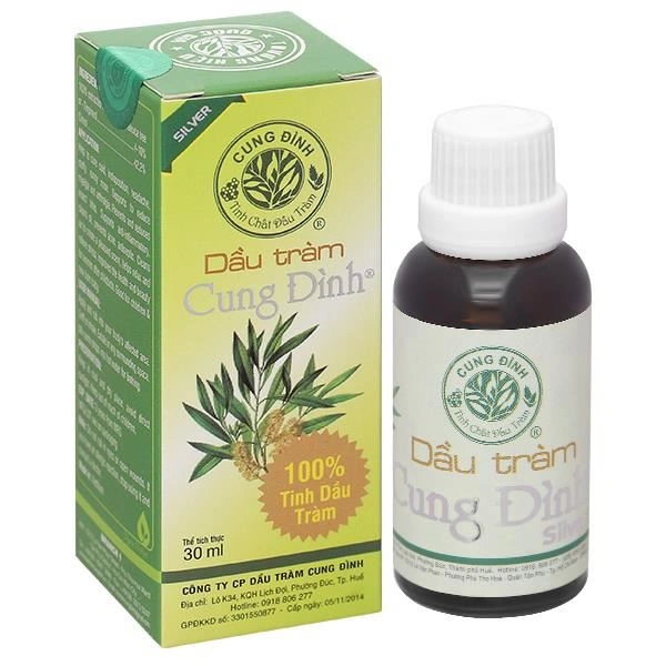 Dầu tràm Cung Đình Silver phòng chống cảm lạnh, cảm cúm, giữ ấm