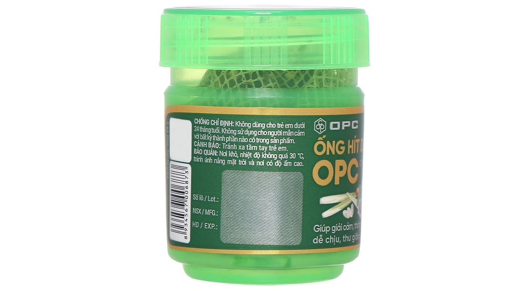 Hũ hít dược liệu OPC giúp thông mũi, giải cảm 5g - 4
