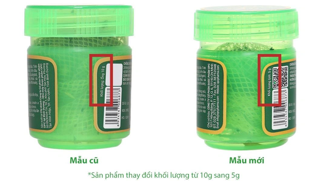 Hũ hít dược liệu OPC giúp thông mũi, giải cảm 5g - 