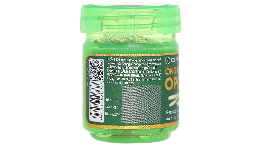 Hũ hít dược liệu OPC giúp thông mũi, giải cảm 5g - 12