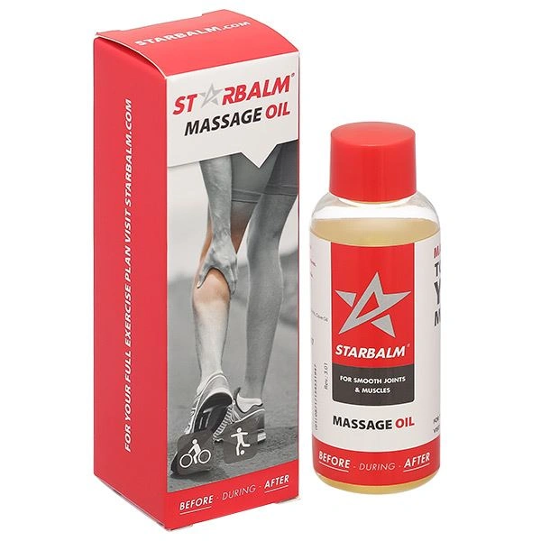 Dầu nóng Starbalm Massage Oil tăng cường lưu thông máu, hỗ trợ giảm đau nhức