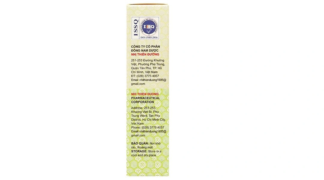 Dầu Sâm Nhị Thiên Đường hỗ trợ điều trị cảm mạo, phong hàn, sổ mũi chai 10ml - 3