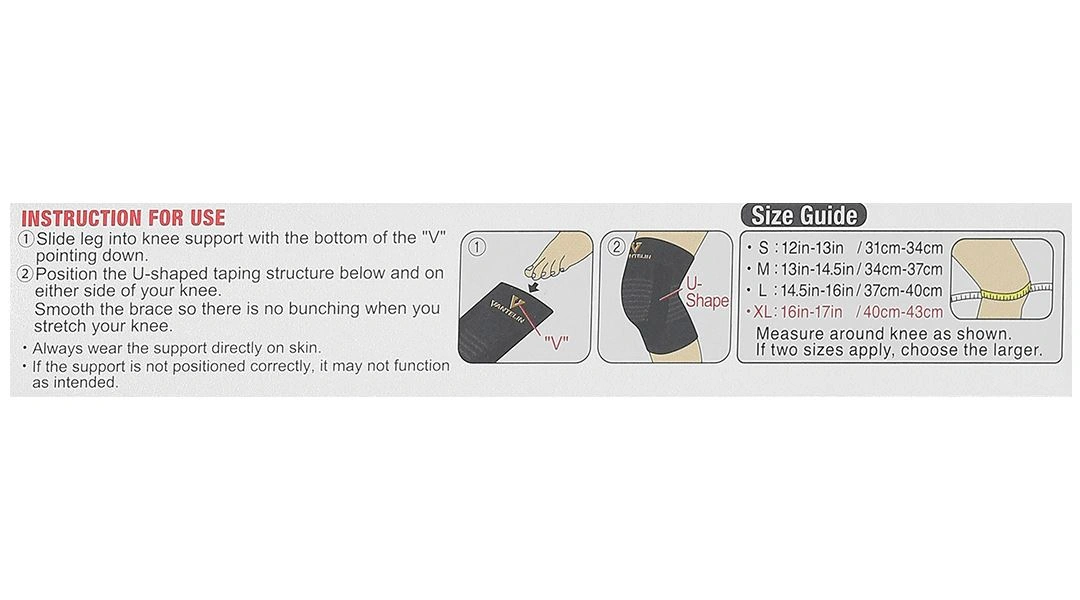 Đai bảo vệ đầu gối Vantelin Knee Support size M - 44
