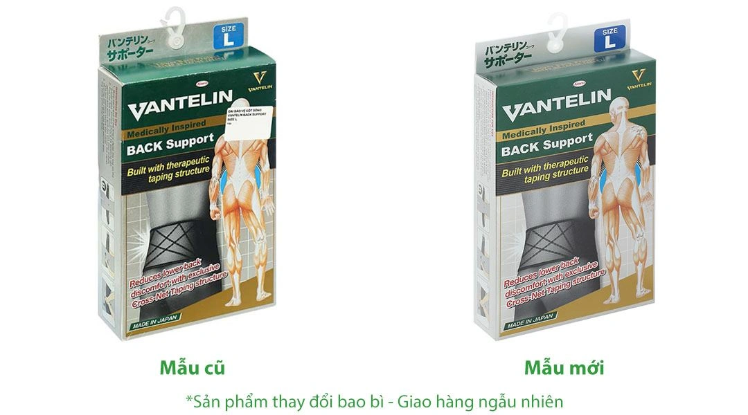 Đai lưng - cột sống Vantelin Back Support size L - 