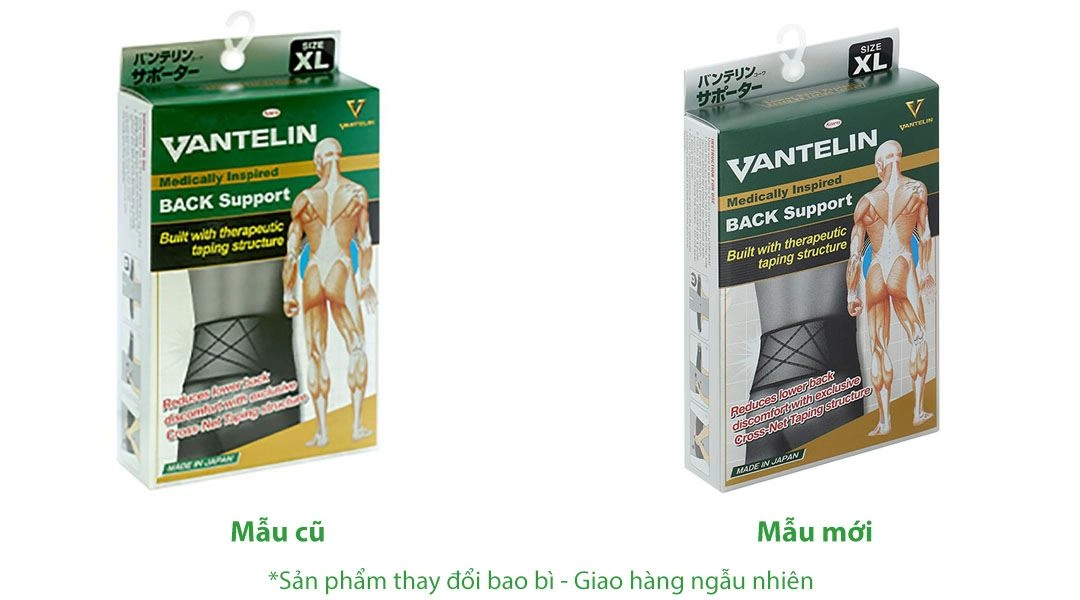 Đai lưng - cột sống Vantelin Back Support size L - 25