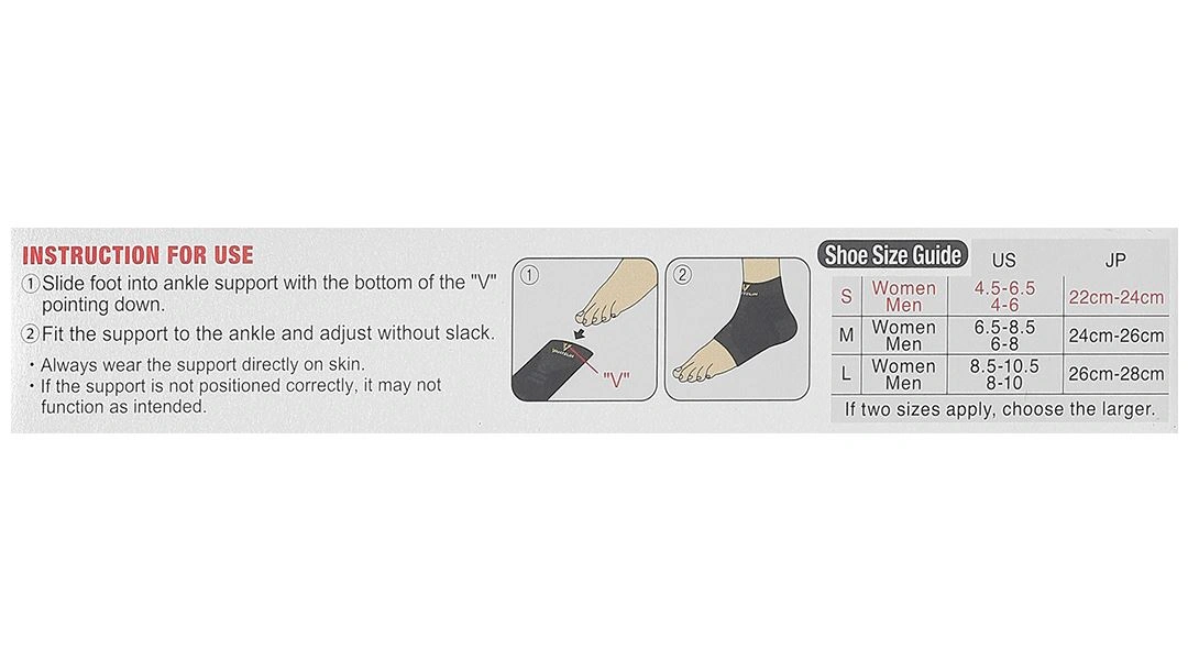 Đai bảo vệ cổ chân Vantelin Ankle Support size S - 9
