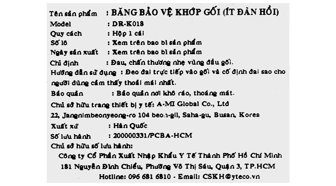 Bao đeo đầu gối Dr. Med DR-K018 size S - 22