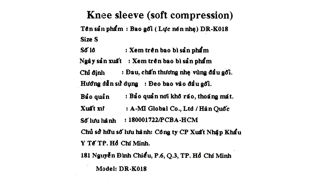Bao đeo đầu gối Dr. Med DR-K018 size S - 6