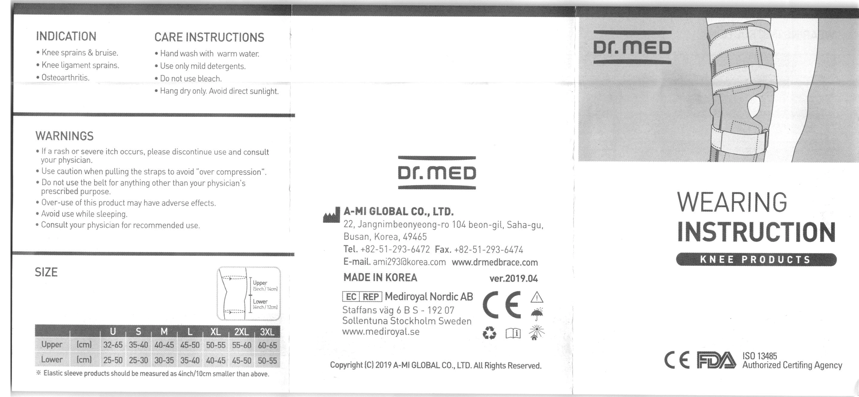 Bao đeo đầu gối Dr. Med DR-K007 size M - 25