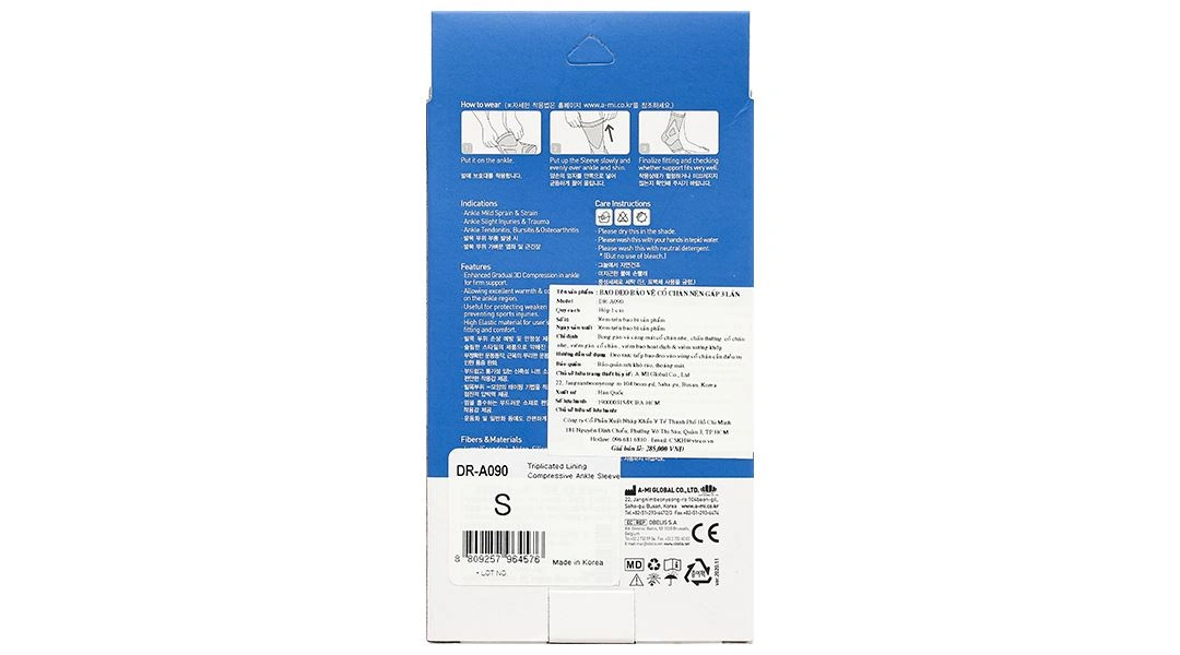 Bao đeo mắt cá chân Dr. Med DR-A090 size S - 2