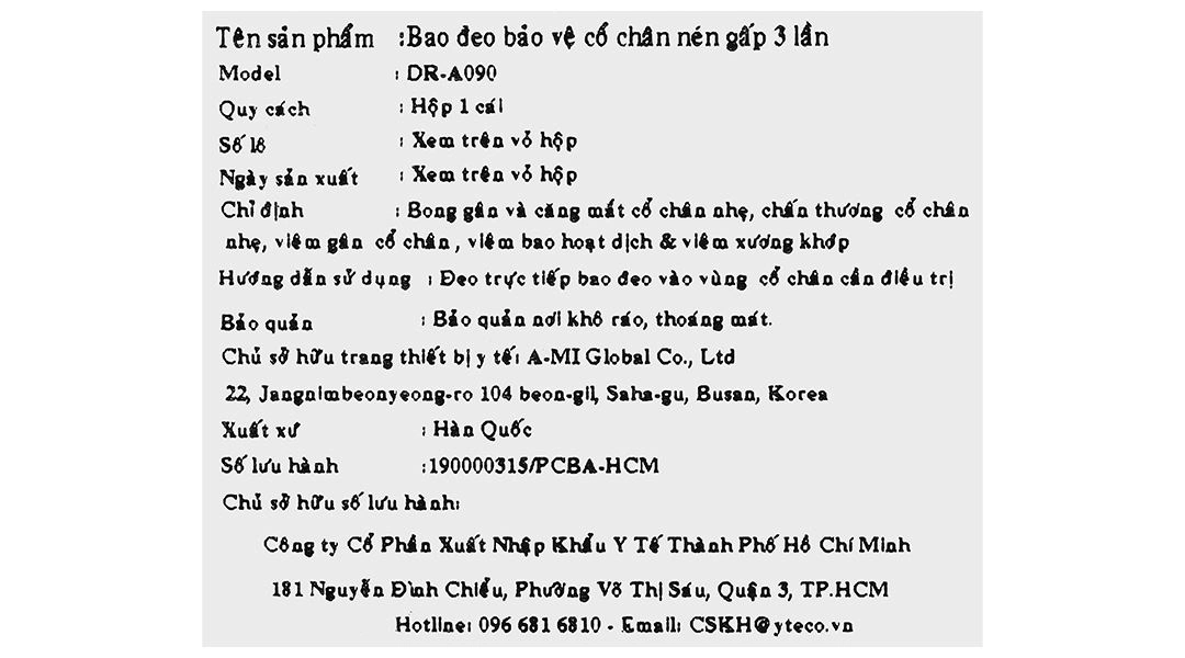 Bao đeo mắt cá chân Dr. Med DR-A090 size S - 19