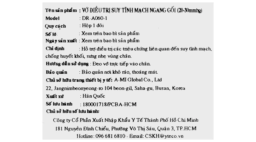 Vớ gối y khoa Dr. Med DR-A060-1 size L - 11