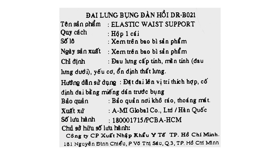 Đai lưng bụng Dr. Med DR-B021 size M - 16