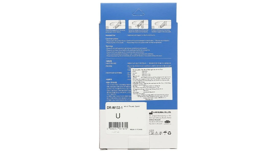 Bao đeo ngón tay cái và cổ tay Dr. Med DR-W132-1 size U - 2