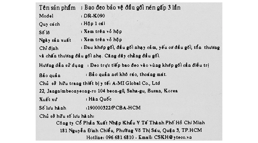 Bao đeo đầu gối Dr. Med DR-K090 size S - 18