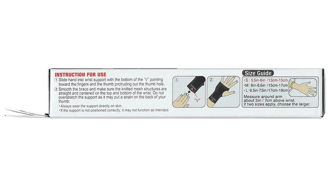 Đai bảo vệ cổ tay Vantelin Wrist Support size L - 14